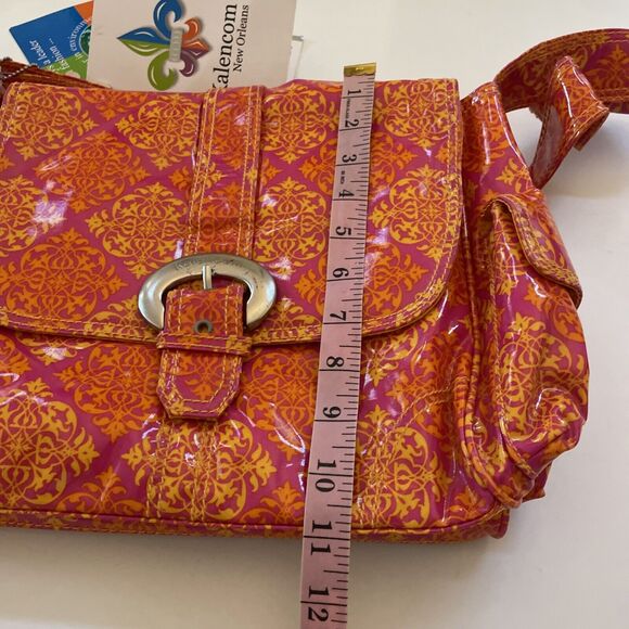 Kalencom New Orleans Midi Buckle Diaper Bag Oil Cloth Eco-Friendly UNUSED - Picture 7 of 10